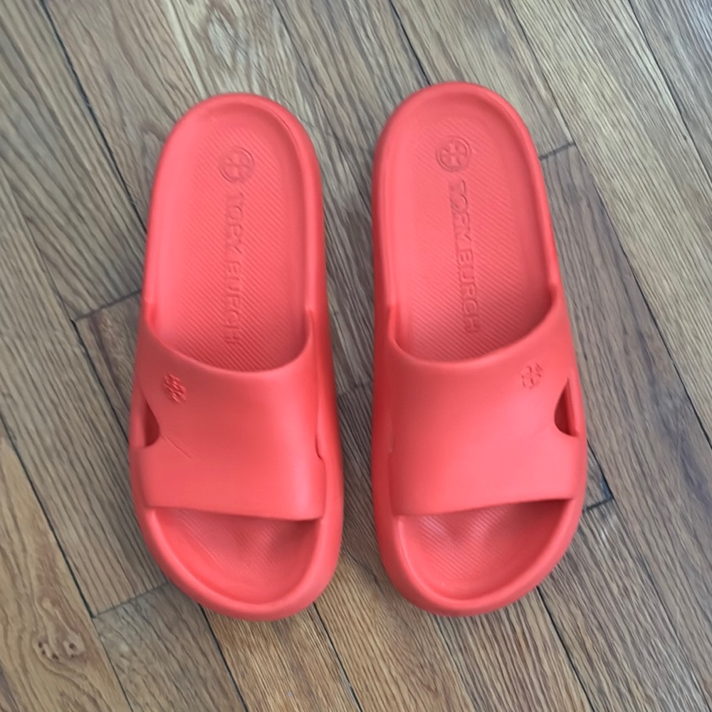 WORN ONCE! Tory Burch Bubble Slide Sandals, Site 7.